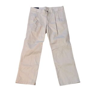 Chaps Pleated Front Adjustable Waist Husky School Uniform Pants